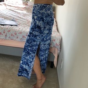 Michael Kors. Vibrant Blue High Waisted Skirt. XL